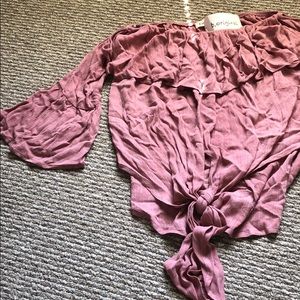 Off Shoulder Boutique Shirt